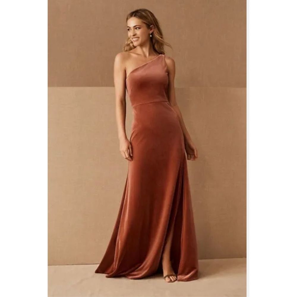 New BHLDN x Jenny Yoo Cybill Velvet Maxi Dress Size 24